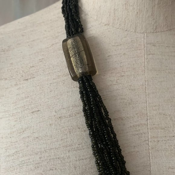 Vintage beaded necklace - Picture 4 of 7